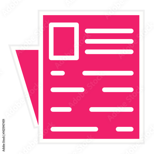 Newspaper Icon Style