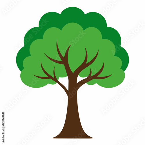 tree, vector illustration