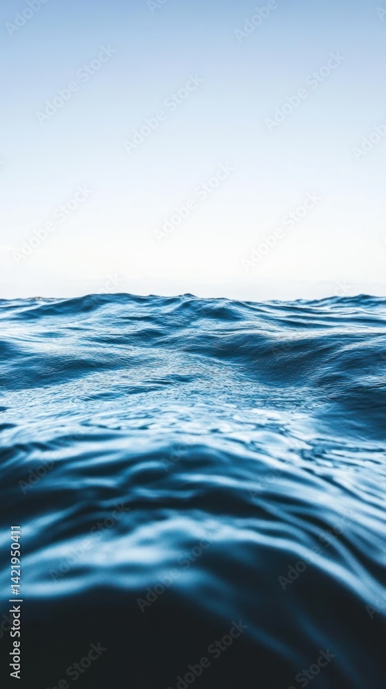 Serene Ocean Waters: A Tranquil Seascape