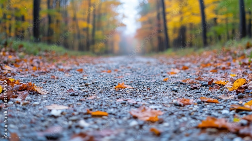Autumn Path Fallen Leaves Rustic Style High-resolution Shallow Depth Portrait Close-up View Natures Tranquility Misty Forest Warm Golden Hues Ideal for Fall Theme Ads Autumn Path Fallen Leaves Rustic Style High-resolution Shallow Depth Portrait Close-up View Natures Tranquility Misty Forest Warm Golden Hues Ideal for Fall Theme Ads