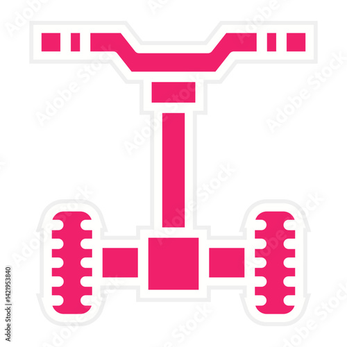 Police Segway Icon Style