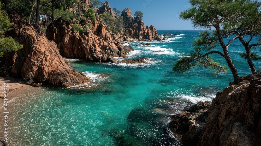 Coastal paradise with turquoise water (1) Coastal paradise with turquoise water (1)