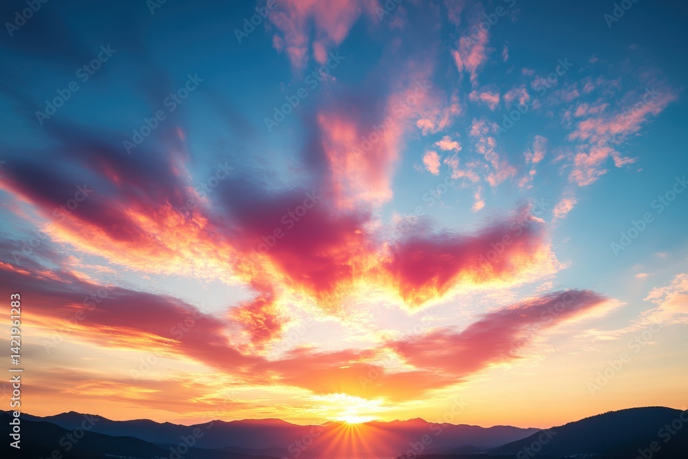 Fototapeta premium Dramatic Sunset Sky