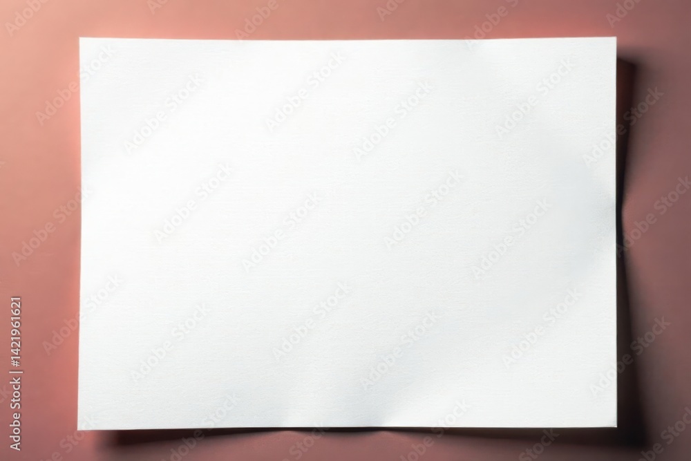 Blank white paper sheet, ready for writing or drawing, unwritten, still life, texture Blank white paper sheet, ready for writing or drawing, unwritten, still life, texture