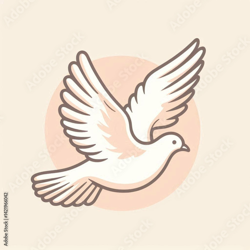 dove in the sky