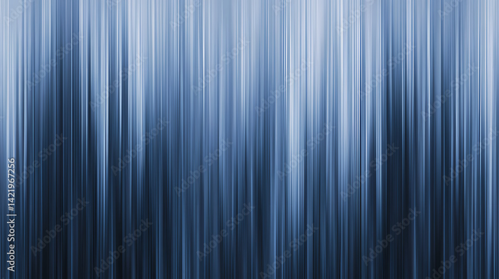Faded blue denim, worn texture, vertical lines, textile design, weft. Reality-Warped Weft. Illustration
