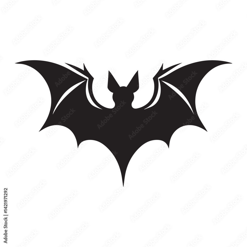 custom made wallpaper toronto digitalFlying Bat Silhouette Design
