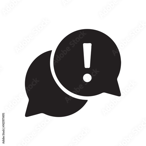 Chat bubble message icon sign. vector illustration Eps 10