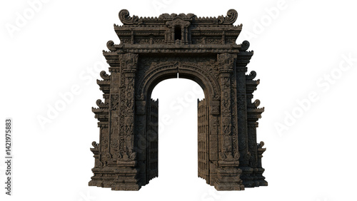 3d big gate isolated 