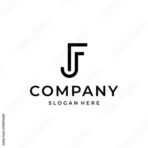 Free Download JF initials logo - GFXLoad