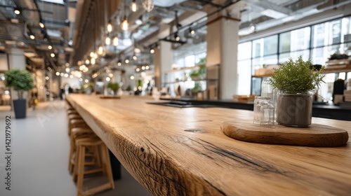 Wallpaper Mural Modern Workspace with Bright Ambiance and Natural Elements for Creative Collaboration Torontodigital.ca