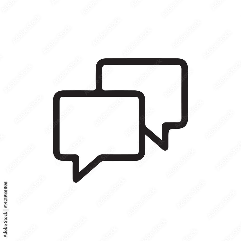 Text Message Icon. comment icon speech bubble symbol Chat message icons. Vector Illustration Text Message Icon. comment icon speech bubble symbol Chat message icons. Vector Illustration