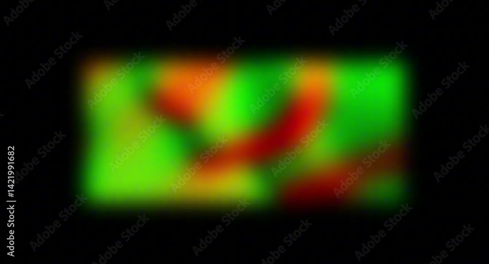Abstract blurred green, red, orange flowing animation Abstract blurred green, red, orange flowing animation