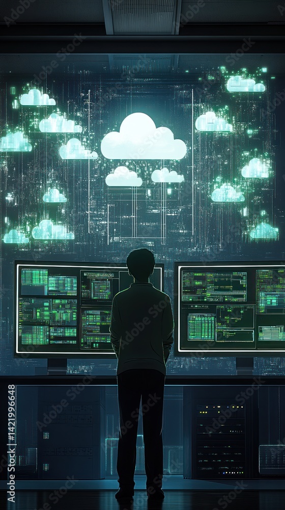Cloud Computing: A Data Center Silhouette