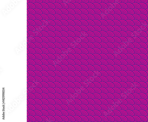 Colorful abstract pattern of lines and shapes