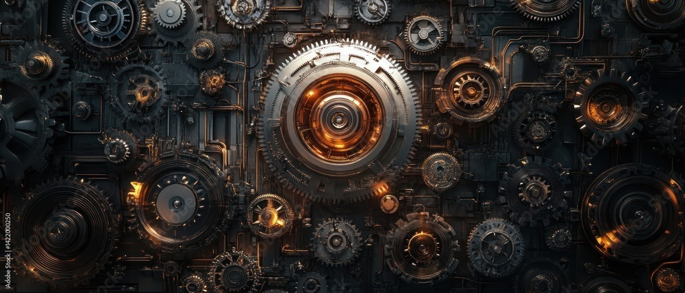 Intricate Machinery: A Symphony of Gears and Cogs