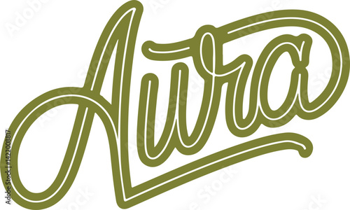 Aura - Handwritten Calligraphy.