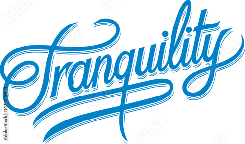 Tranquility - Handwritten Typography.