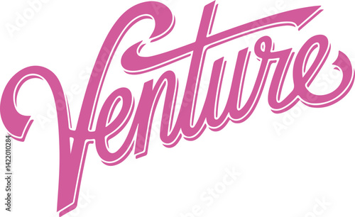 Pink Venture Wordmark.