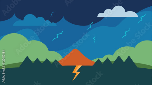 underworld lava caves landscape background