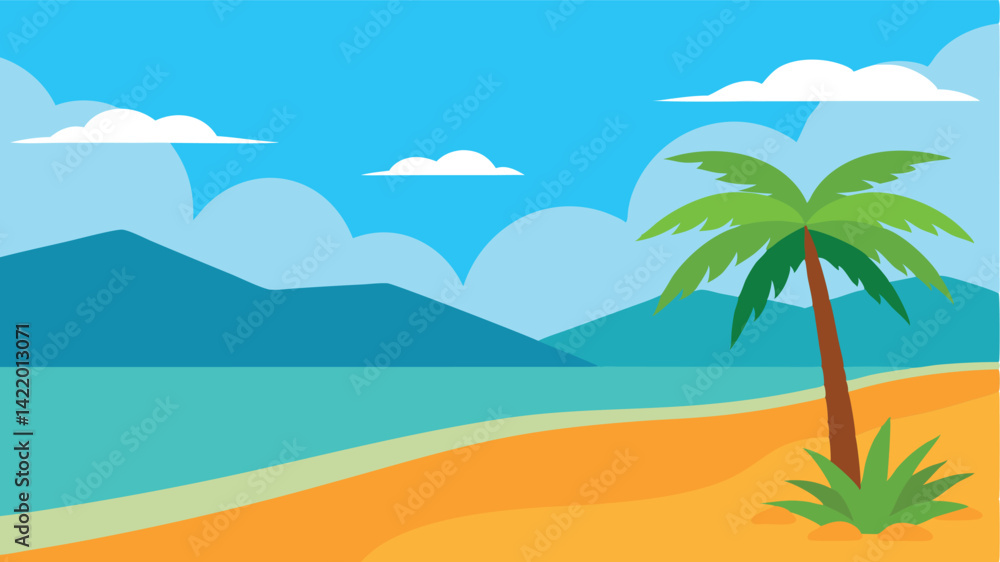 Fototapeta premium wooden pier at sunset landscape background