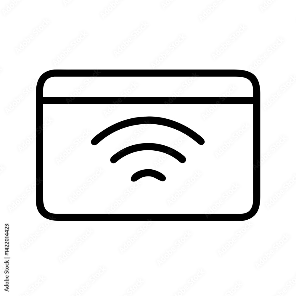 contactless payment wireless vector flat icon for financial apps and websites
contactless payment wireless vector flat icon for financial apps and websites