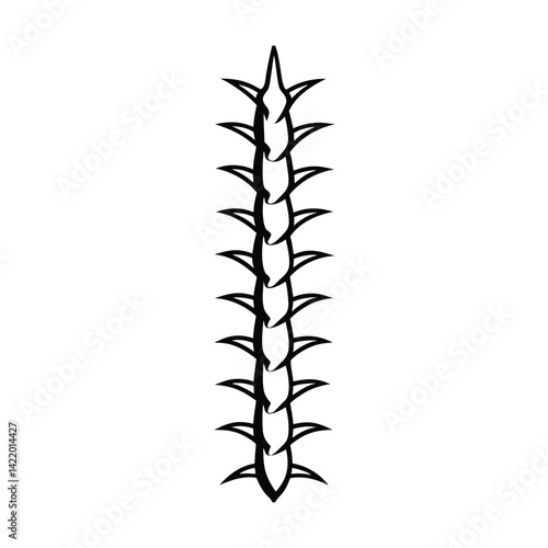 spine growing thorns