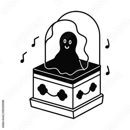 spirit trapped in a music box