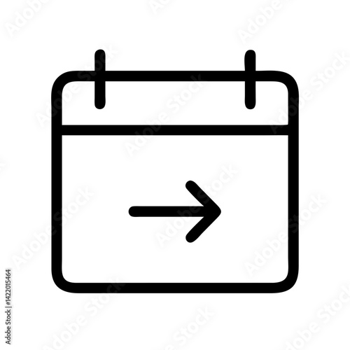 subscription payment calendar vector flat icon for apps and websites
