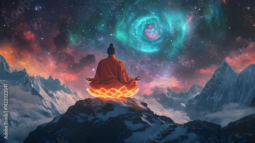 Obraz na płótnie top himalayan zen master w salonie