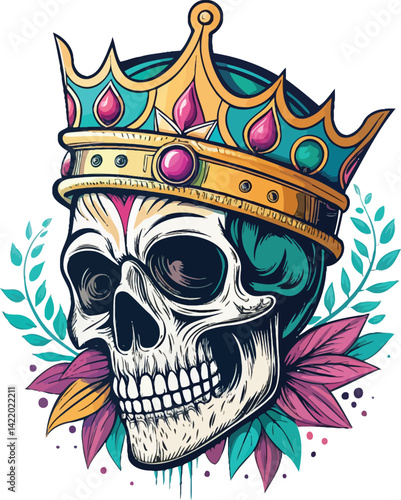 Alien Skrull Character Vector Illustration