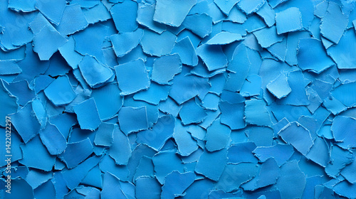 Abstract Blue Paper Texture Background