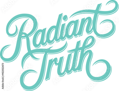Radiant Truth Typography.