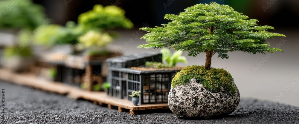 Miniature Urban Oasis Miniature Urban Oasis