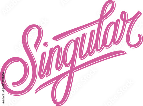 Singular.