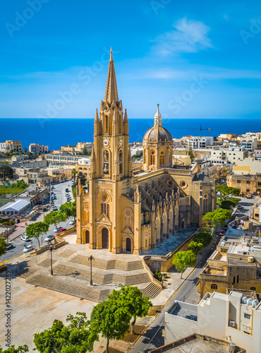 Paris church on Gozo island, Malta island