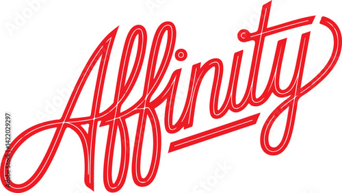 Red Affinity Script.