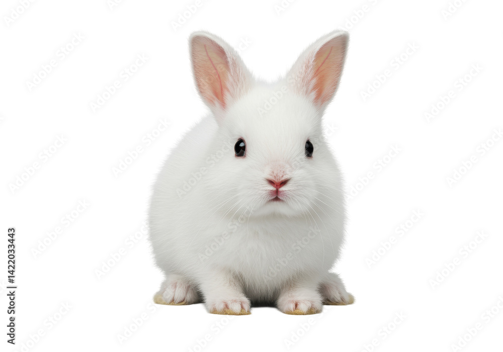 Cute white rabbit Cute white rabbit
