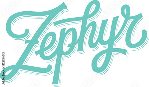 Zephyr Handwritten Logo.