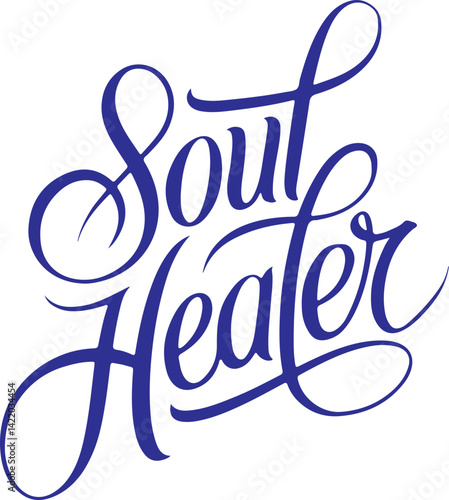 Soul Healer Hand Lettering.