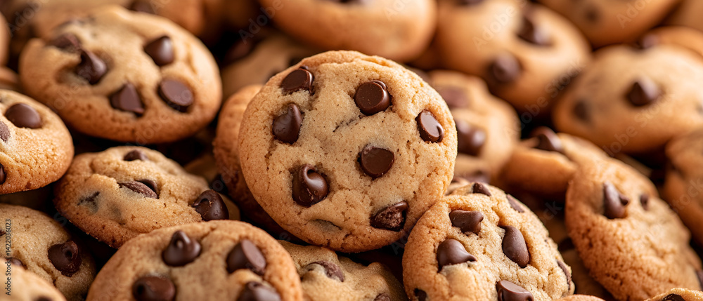 Tasty chocolate cookies with Chocolate Chips Tasty chocolate cookies with Chocolate Chips