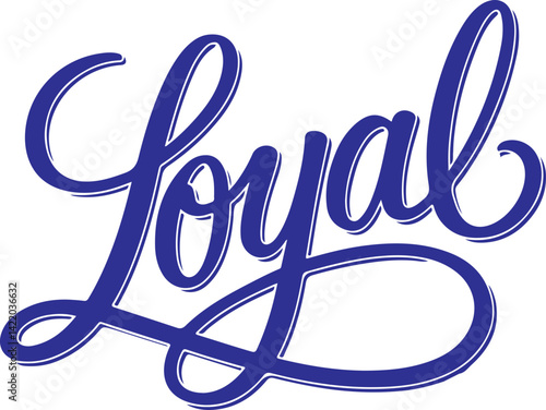 Loyal Script Typography.