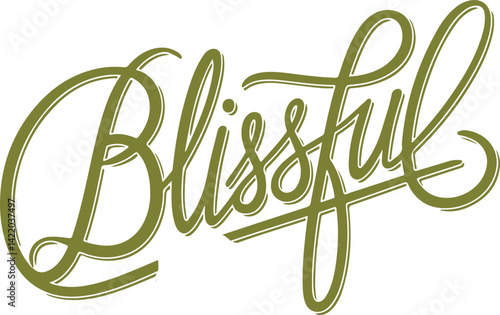 Blissful Handwritten Typography.