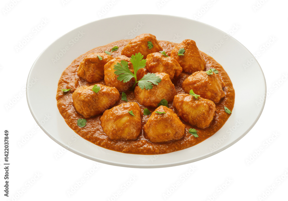 Chicken dish on a plate Chicken dish on a plate