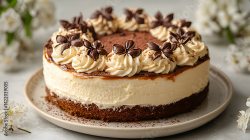 Tasty chocolate cake 