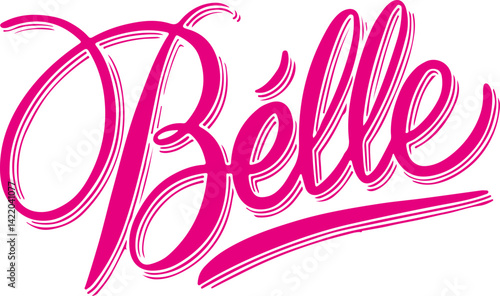 Pink Belle Script.