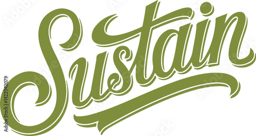 Sustain Typography.
