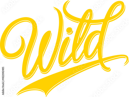 Wild - Handwritten Typography.
