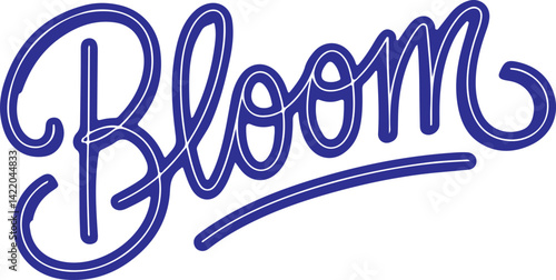 Bloom - Handwritten Typography.