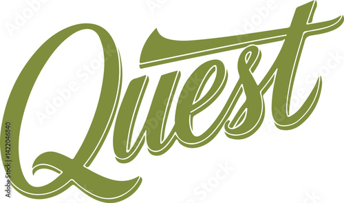 Quest - Handwritten Style.